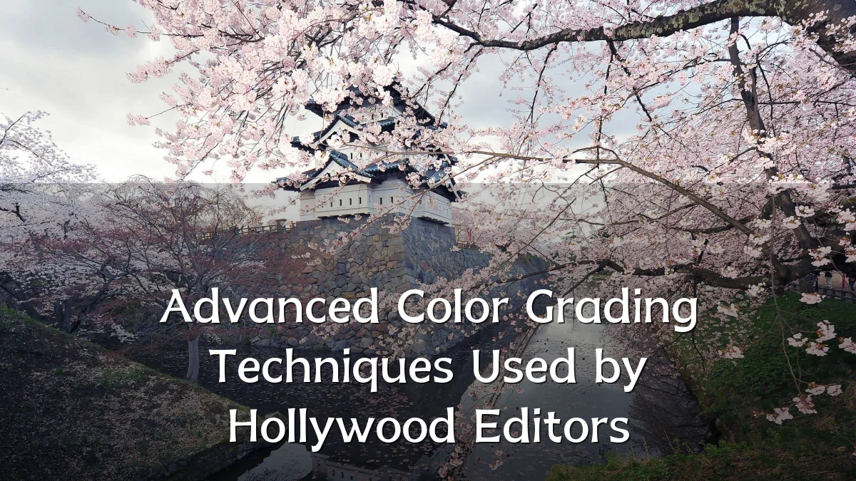 Advanced Color Grading Techniques Used by Hollywood Editors