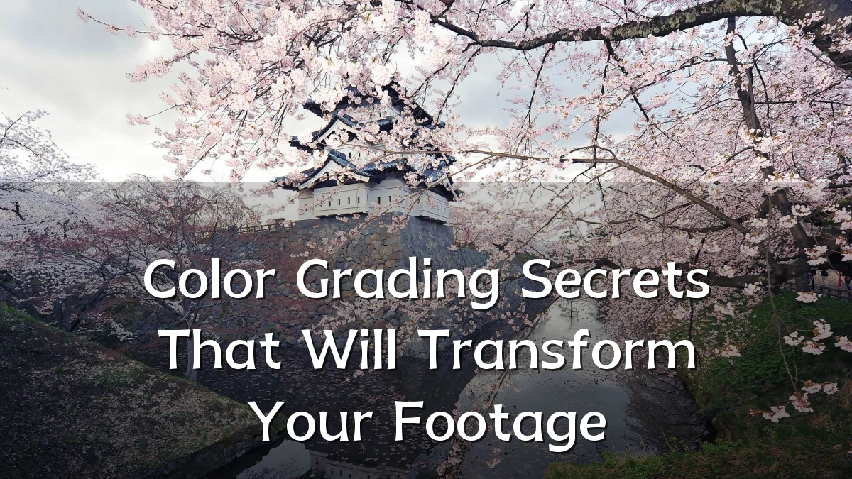 Color Grading Secrets That Will Transform Your Footage