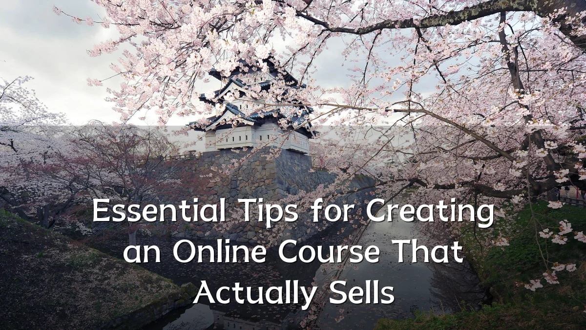 Essential Tips for Creating an Online Course That Actually Sells