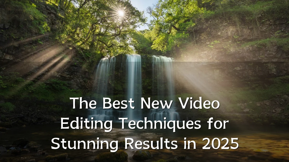 The Best New Video Editing Techniques for Stunning Results in 2025