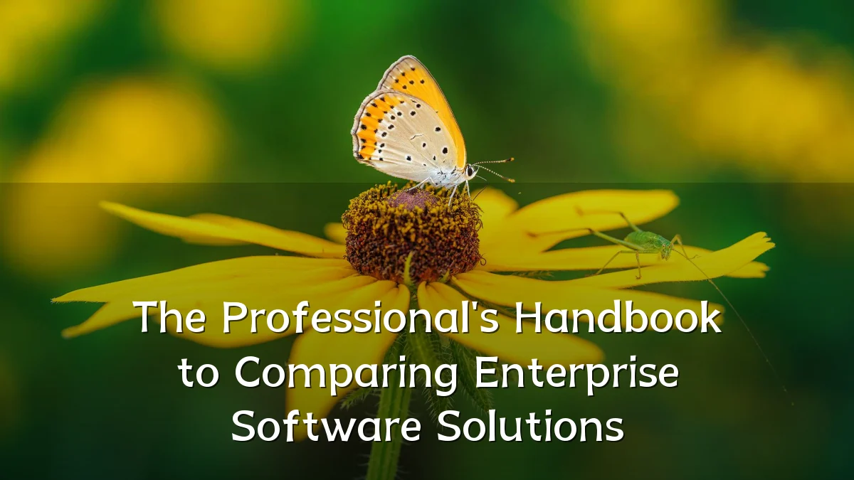 The Professional's Handbook to Comparing Enterprise Software Solutions