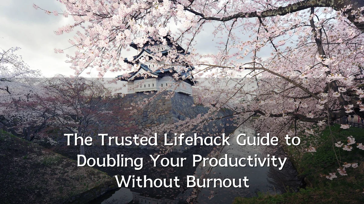 The Trusted Lifehack Guide to Doubling Your Productivity Without Burnout